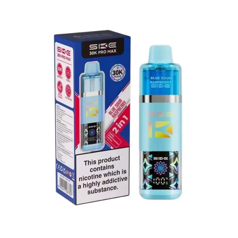 SKE Pro Max 30K 2 in 1 Prefilled Pod Kit - Blue Sour Raspberry - Image 2