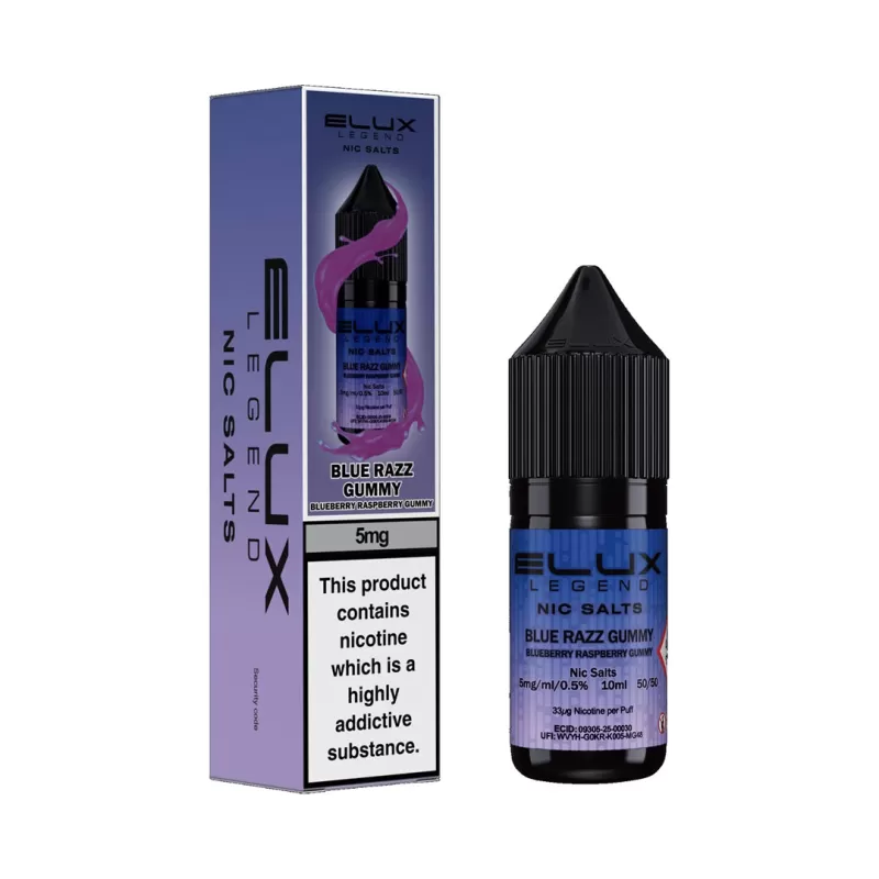 Elux Legend 5mg E Liquid Nic Salt 10ml - Pineapple Ice / 5mg - Image 3