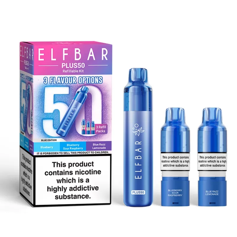 Elf Bar Plus 50 Prefilled Pod Vape Kit - Lemonade Edition - Image 2