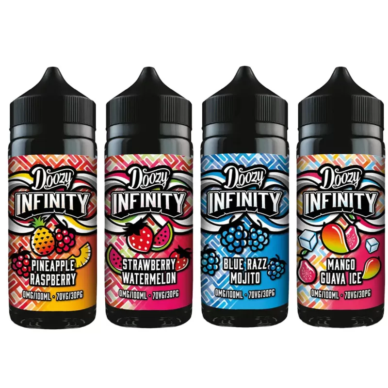 Doozy Infinity 70/30 100ml Shortfill E-liquid - Blackcurrant Passion Ice