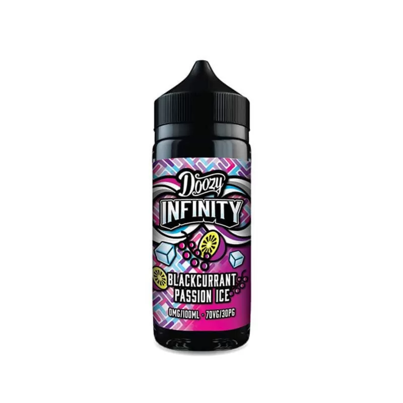 Doozy Infinity 70/30 100ml Shortfill E-liquid - Blackcurrant Passion Ice - Image 2