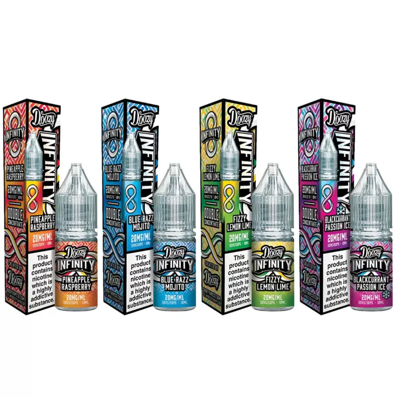 Doozy Vape Infinity Salts 10ml 10mg - Pineapple Raspberry