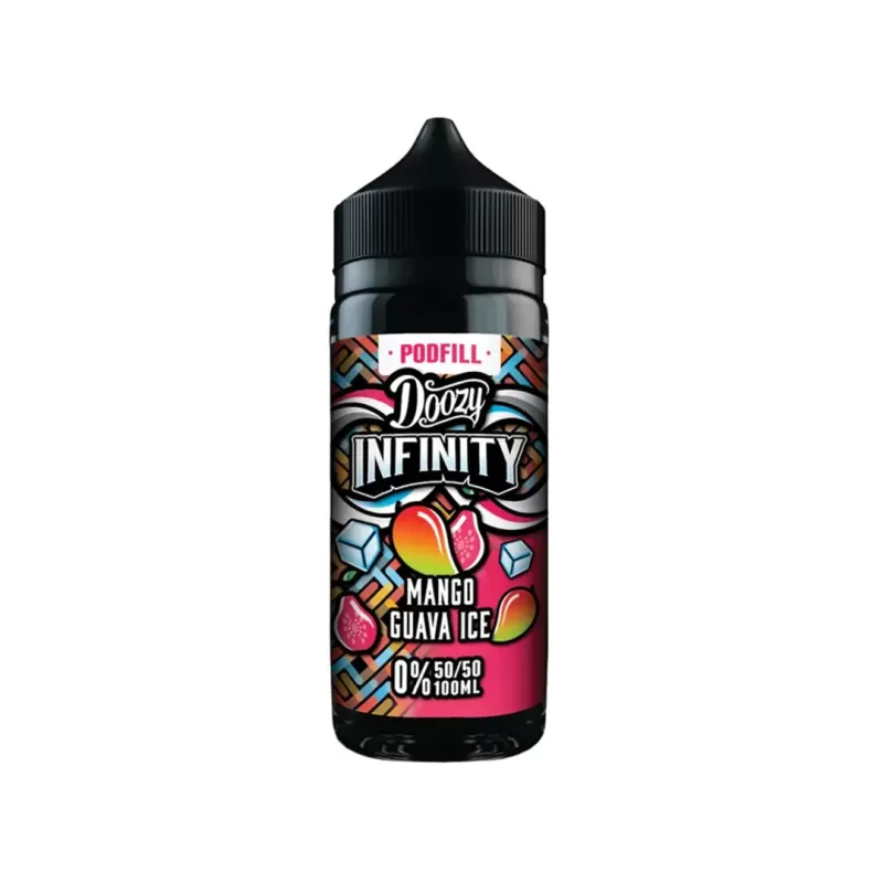 Doozy Infinity Pod Fill 50/50 100ml Shortfill E-liquid - Mango Guava Ice - Image 3