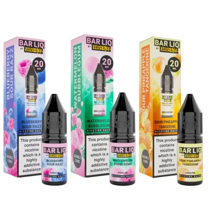 Zeus Juice Bar Liq 10ml Nic Salt 5mg - Rhubarb Sour Cherry