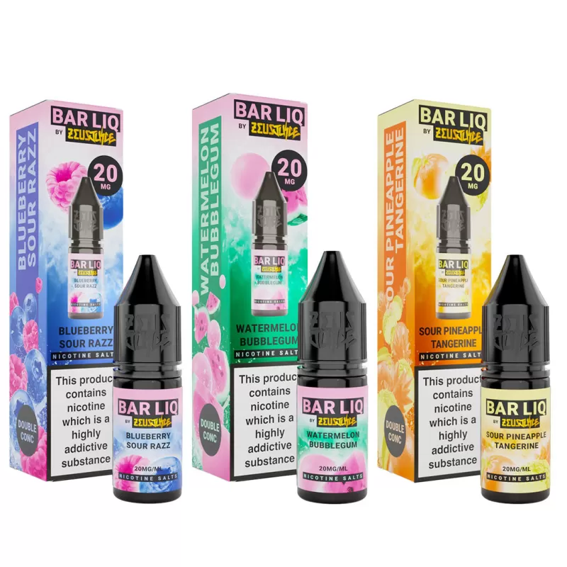 Zeus Juice Bar Liq 10ml Nic Salt 5mg - Berry Lemonade