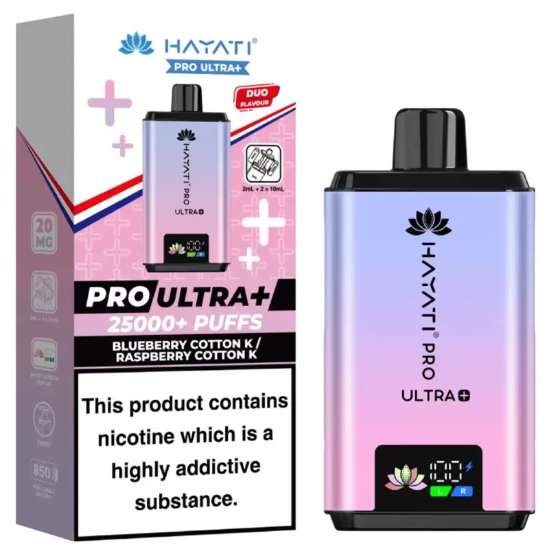 Hayati Pro Ultra Plus 25K Prefilled KIT - Blue Razz GB - Image 3