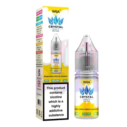 WGA Crystal Pineapple Peach Mango Nic Salt - 10 Pack - 10mg