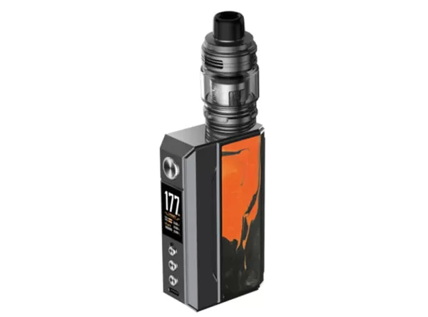 VOOPOO DRAG 4 Starter Kit with Uforce-L Tank - Gun Metal Tropical Orange