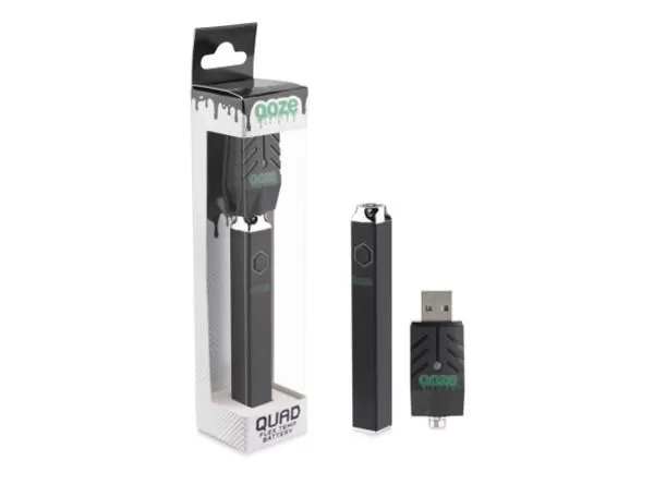 OOZE QUAD 510 BATTERY - Ghost White - Image 2