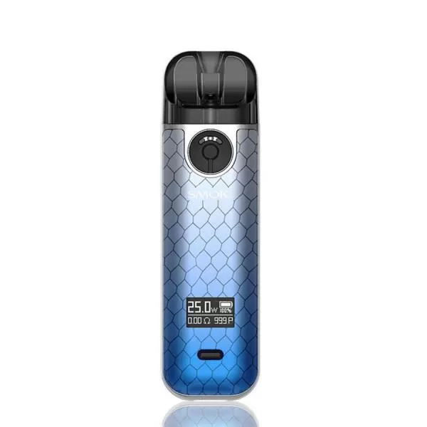 SMOK Novo 4 25w Pod Kit - Blue Grey Cobra