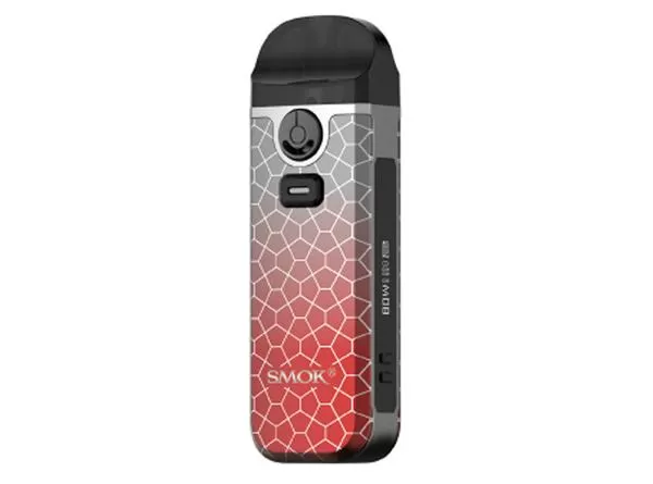 SMOK Nord 4 80W Pod Kit - Red Grey Armor - Image 3