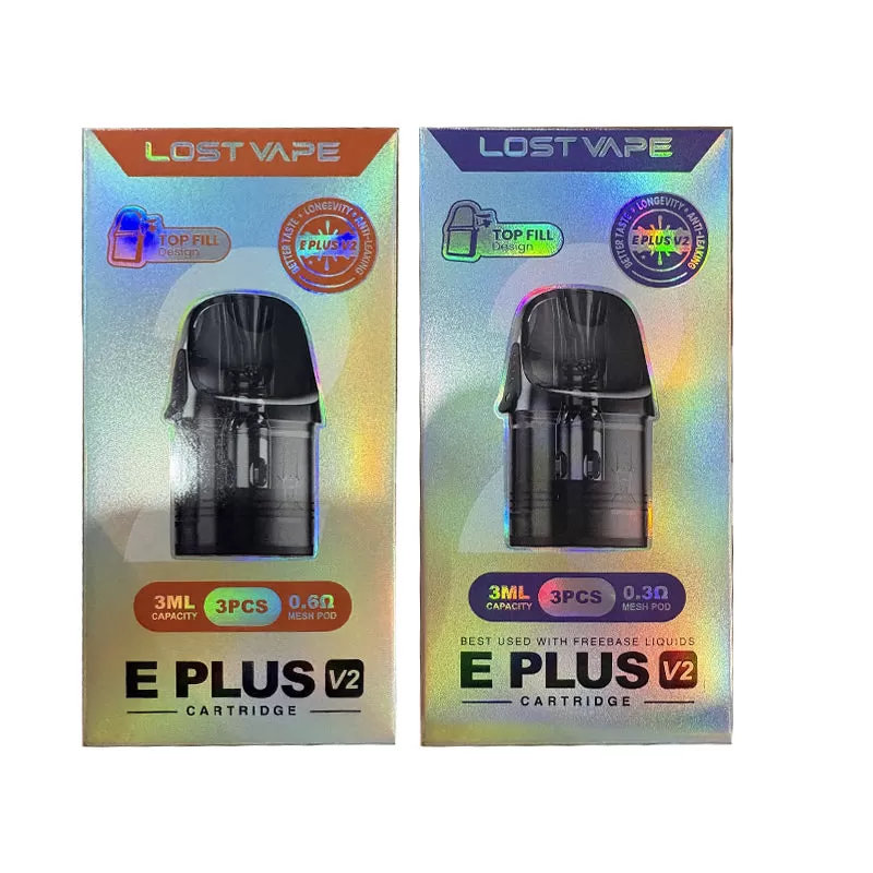 Lost Vape E Plus Cartridge V2 DM Top Fill 3ml 3pcs/pack - 0.3ohm