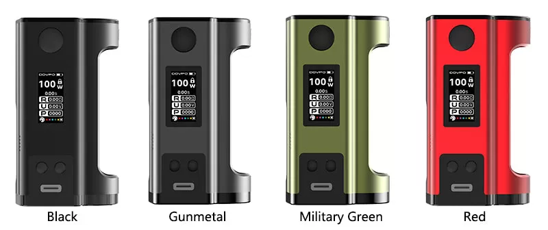DOVPO Flipside Solo Box Mod 100W - Black