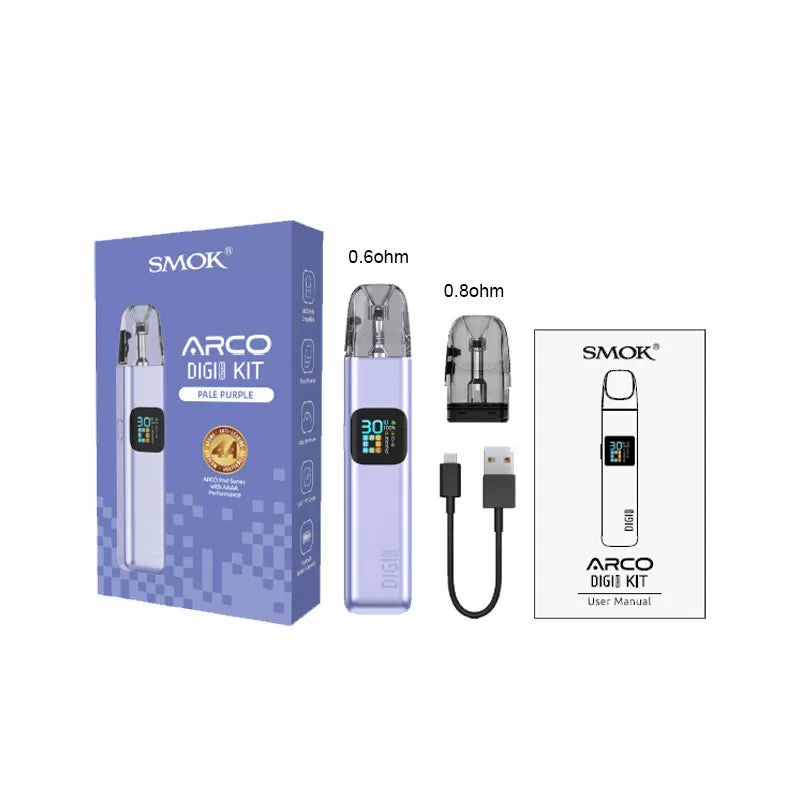 SMOK ARCO DIGI Pro Pod Kit 30W - Cyan Blue - Image 3