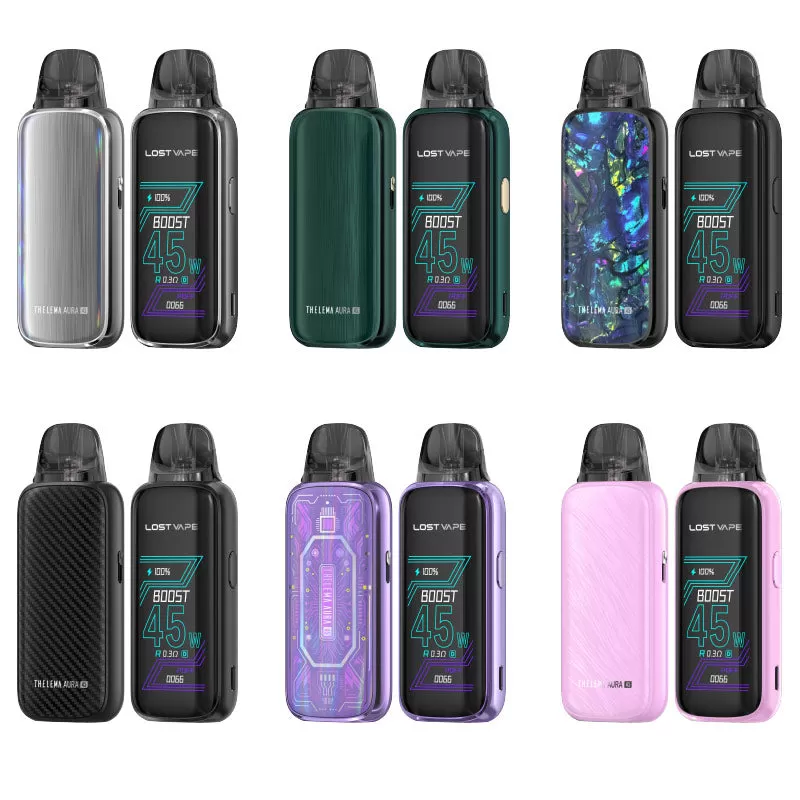Lost Vape Thelema Aura 45 Pod Kit 45W - Dazzle Black