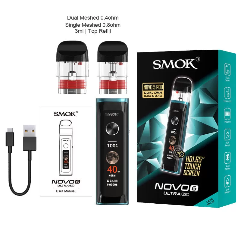 SMOK Novo 6 Ultra Pod Kit - Purple - Image 3