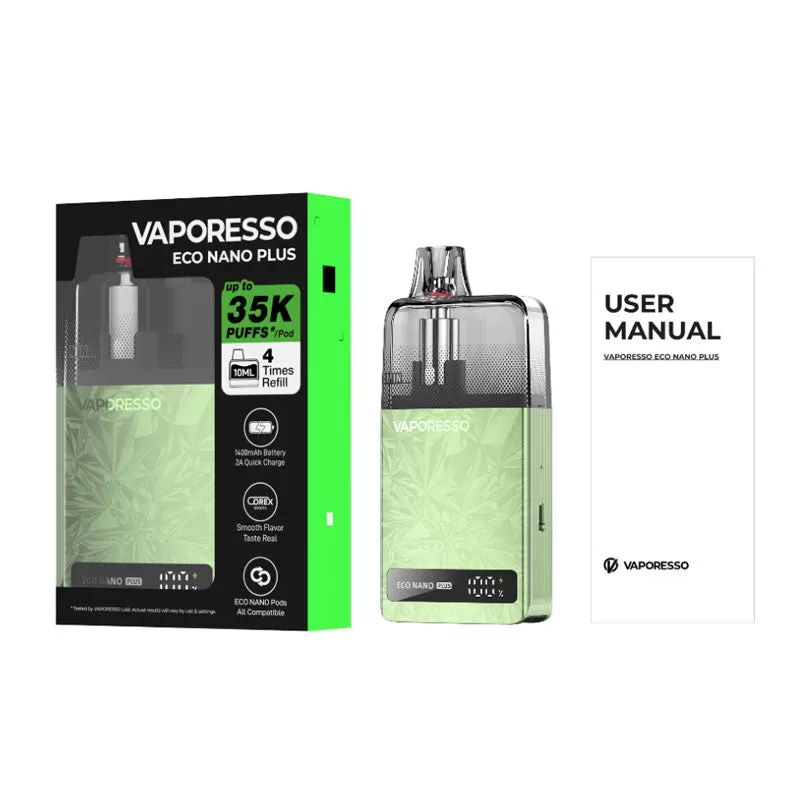 Vaporesso ECO Nano Plus Pod Kit 20W - Coral Pink - Image 3