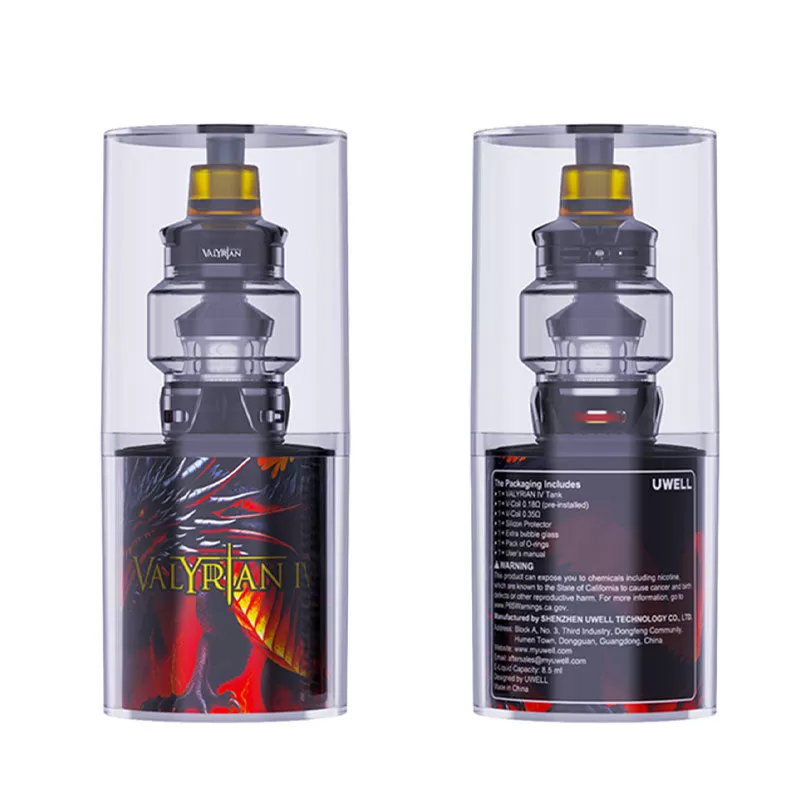 Uwell Valyrian 4 Sub Ohm Tank 8.5ml - Sapphire Blue - Image 3