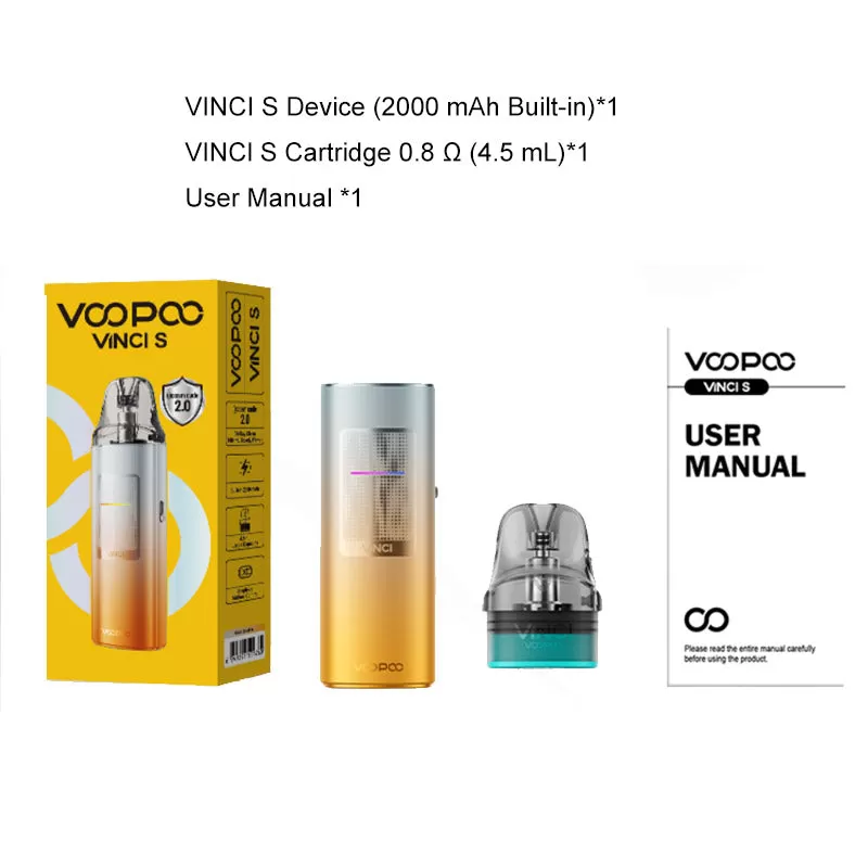 VOOPOO VINCI S Pod Kit 40W - Green Gradient - Image 3