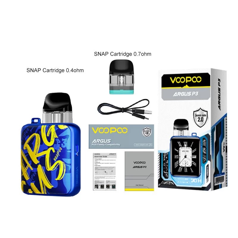 VOOPOO Argus P3 Pod Kit 30W - Black Leather - Image 3