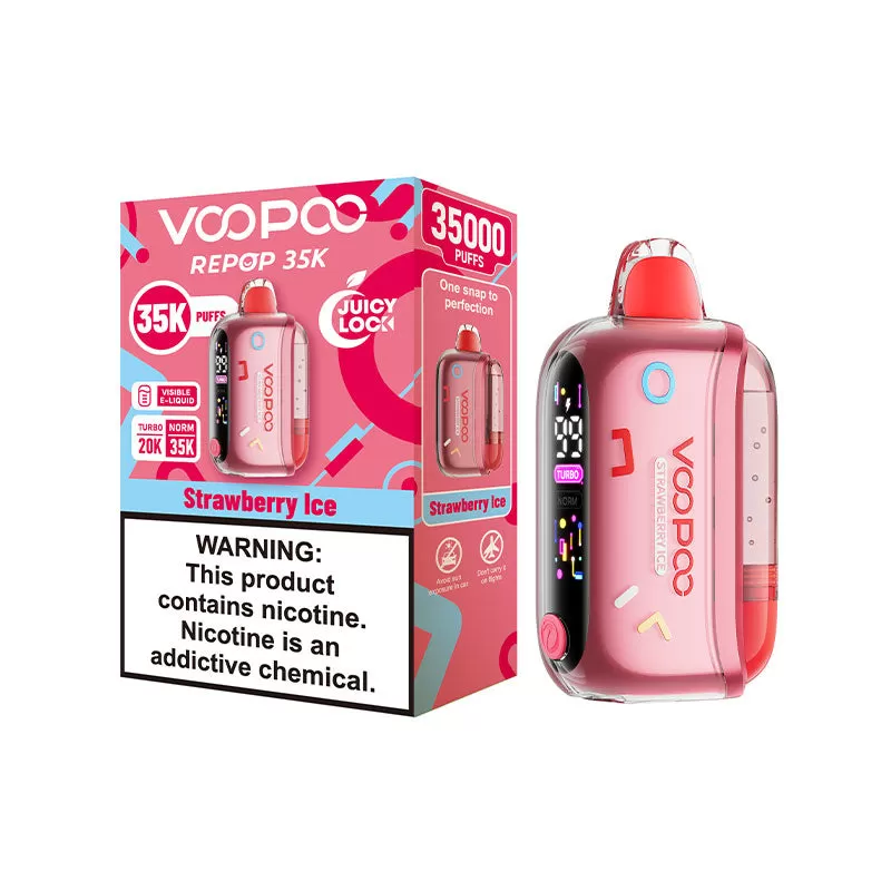 VOOPOO REPOP 35K 35000 Puffs Disposable Kit 16ml - Peach Dive / 50mg / CN-SZ Warehouse - Image 3