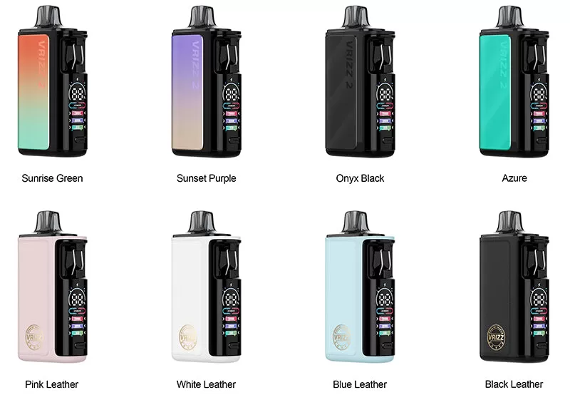 VOOPOO Vrizz 2 Pod Kit 30W - Blue Leather - Image 2