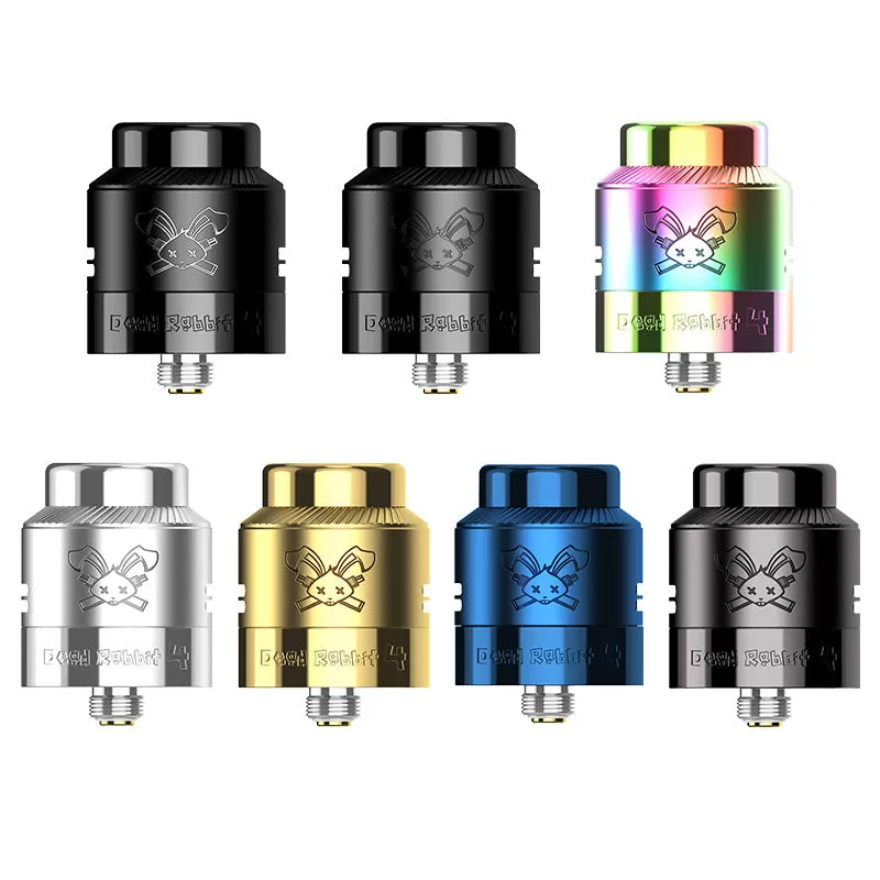 Hellvape Dead Rabbit 4 RDA Atomizer 24mm - Matte Full Black
