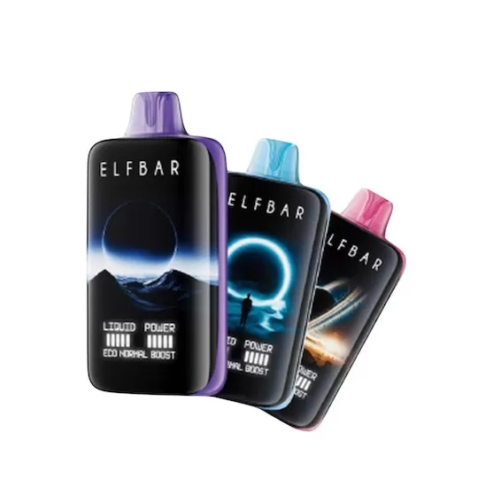 ELF BAR Moon Night 40000 40K Puffs Disposable Vape Kit - Blue Razz Ice / 50mg