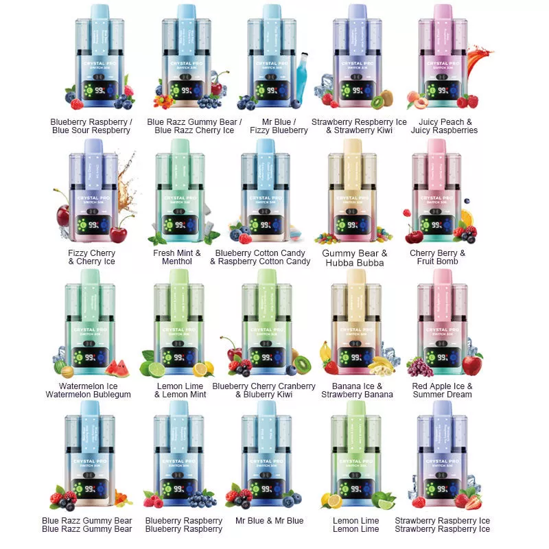 SUONON & C.P Pro Switch 30K Disposable Kit 850mAh 22ml (Dual Flavour) - Red Apple Ice & Summer Dream / 50mg / CN-SZ Warehouse - Image 2
