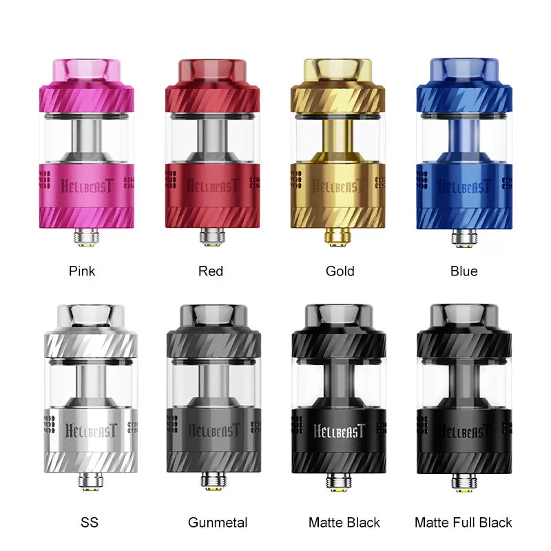 Hellvape Hellbeast RTA Atomizer 4.5ml - Matte Full Black - Image 2