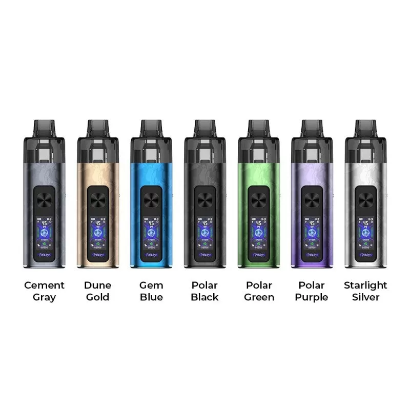Uwell Typhos Pod Kit 2000mAh - Gem Blue - Image 2