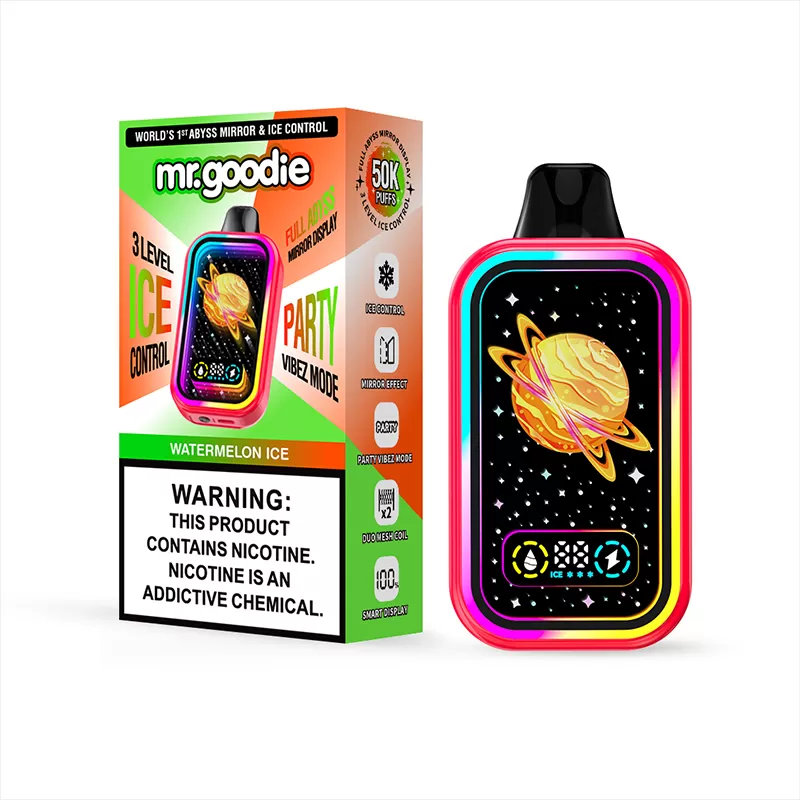 Mr.Goodie Abyss Mirror Ice Control 50K Disposable Kit 40ml - Mango Pineapple Ice - Image 3