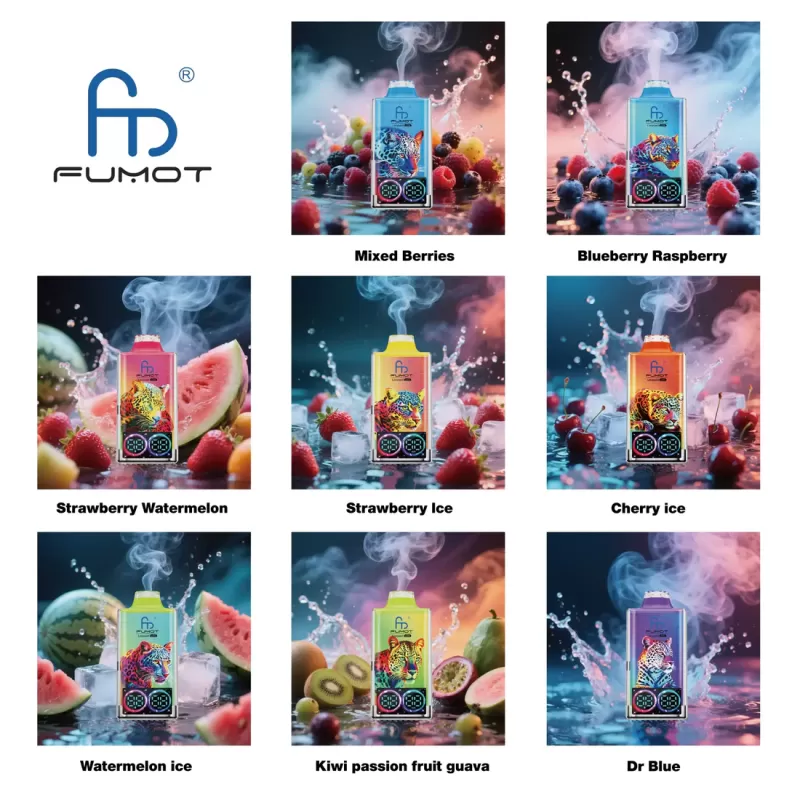 Fumot Leopard 40K Digital Display RGB Lights Disposable Kit(40000 Puffs) - Image 3