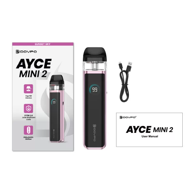 DOVPO Ayce Mini 2 Pod Kit - Midnight Black - Image 3