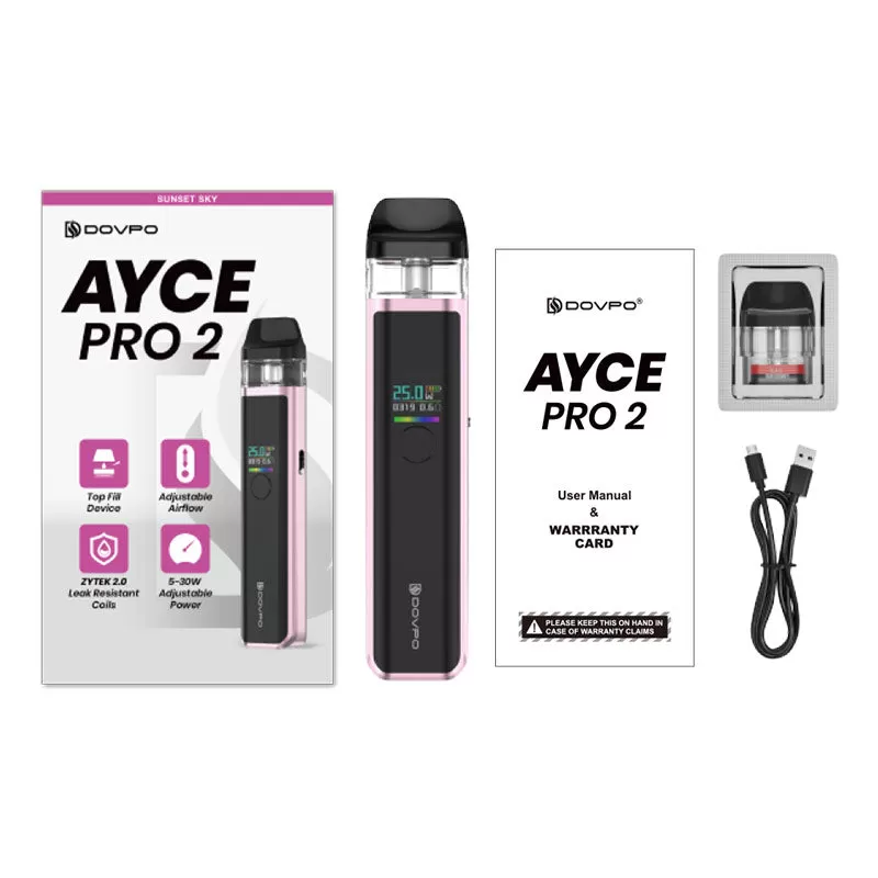 Dovpo Ayce Pro 2 Pod Kit - Lemon Green - Image 3