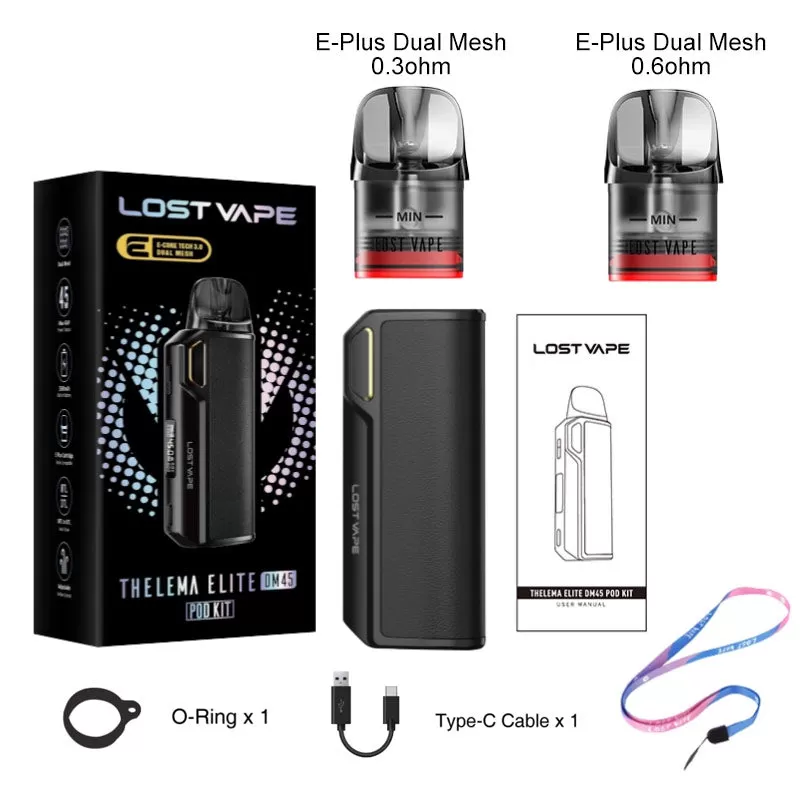 Lost Vape Thelema Elite DM45 Pod Kit - Eagle Black - Image 3