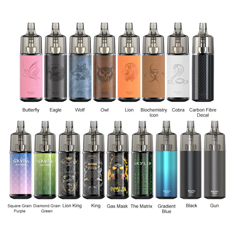 Gobar Skylin Pod Tornado Kit 1000mAh - Lion Leather Orange - Image 2