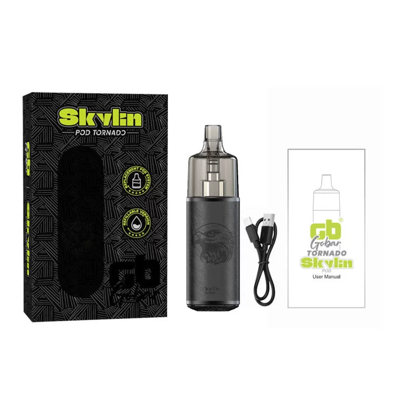 Gobar Skylin Pod Tornado Kit 1000mAh - Lion Leather Orange - Image 3