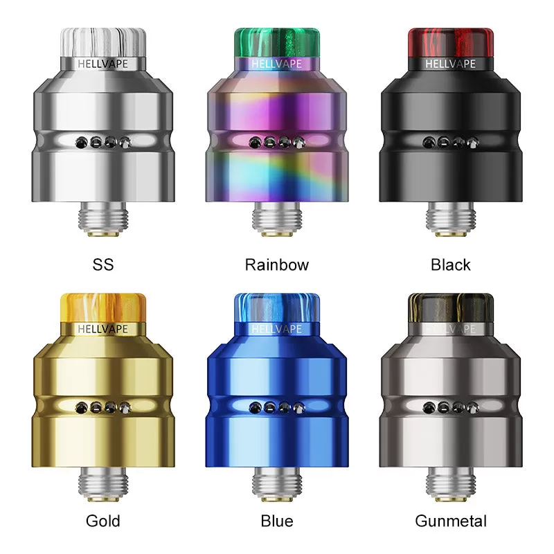 Hellvape Dead Rabbit Mini RDA Atomizer - Blue - Image 2