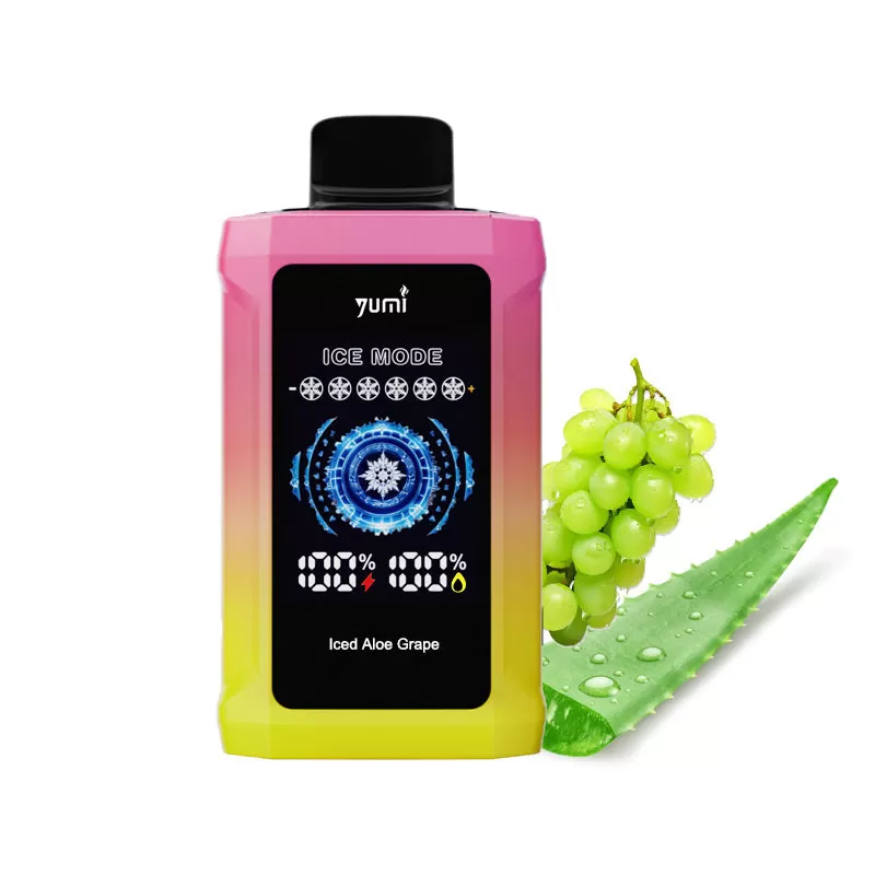 YUMI P20000 (Adjustable ICE Level) Disposable Kit 650mAh - Sour Apple / 1pc / 50mg / CN-SZ Warehouse - Image 3