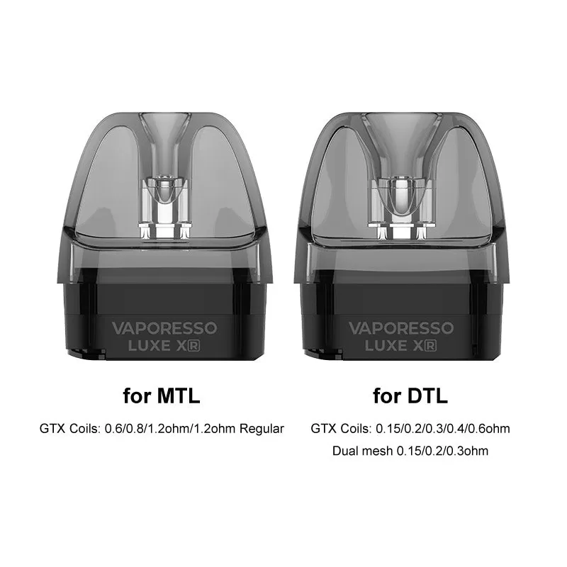 Vaporesso LUXE XR Max 2 Replacement Empty Pod Cartridge for LUXE X / LUXE XR Max / LUXE X PRO / LUXE X2 / LUXE XR Max 2 Kit 5ml (2pcs/pack) - DTL Pod - Image 3