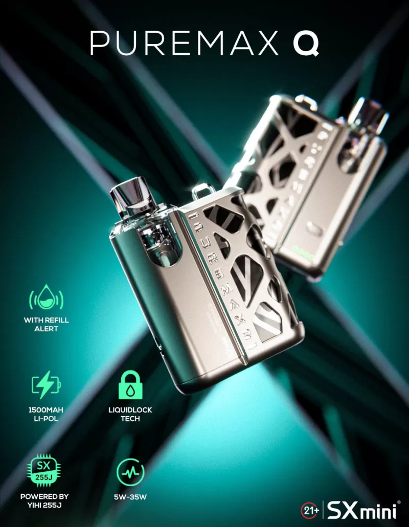 YiHi SXmini Puremax Q Kit 35W - Mystic Gunmetal - Image 3