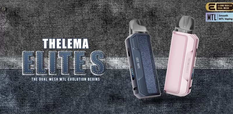 Lost Vape Thelema Elite S Pod Kit 40W - Light Pink - Image 3