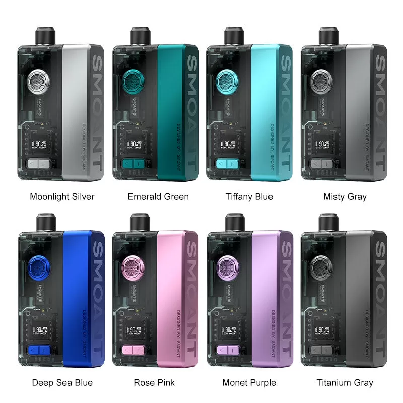 Smoant Knight AIO Boro Kit 90W - Emerald Green - Image 2
