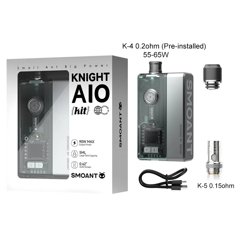 Smoant Knight AIO Boro Kit 90W - Emerald Green - Image 3
