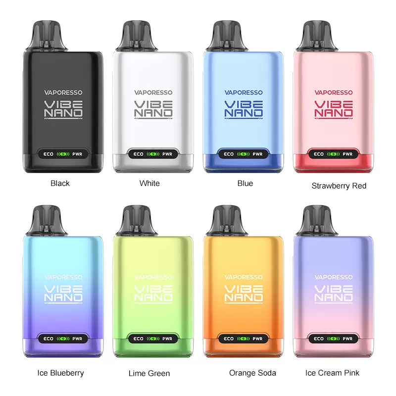 Vaporesso Vibe Nano Kit 1100mAh - Strawberry Red - Image 2