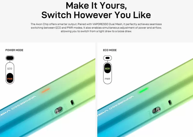 Vaporesso Vibe SE Kit 1100mAh - Mocha Coffee - Image 3