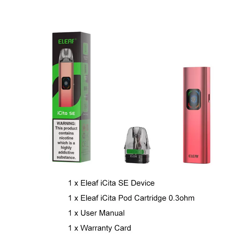 Eleaf iCita SE Pod Kit 1400mAh - Gradient Green-Purple - Image 3