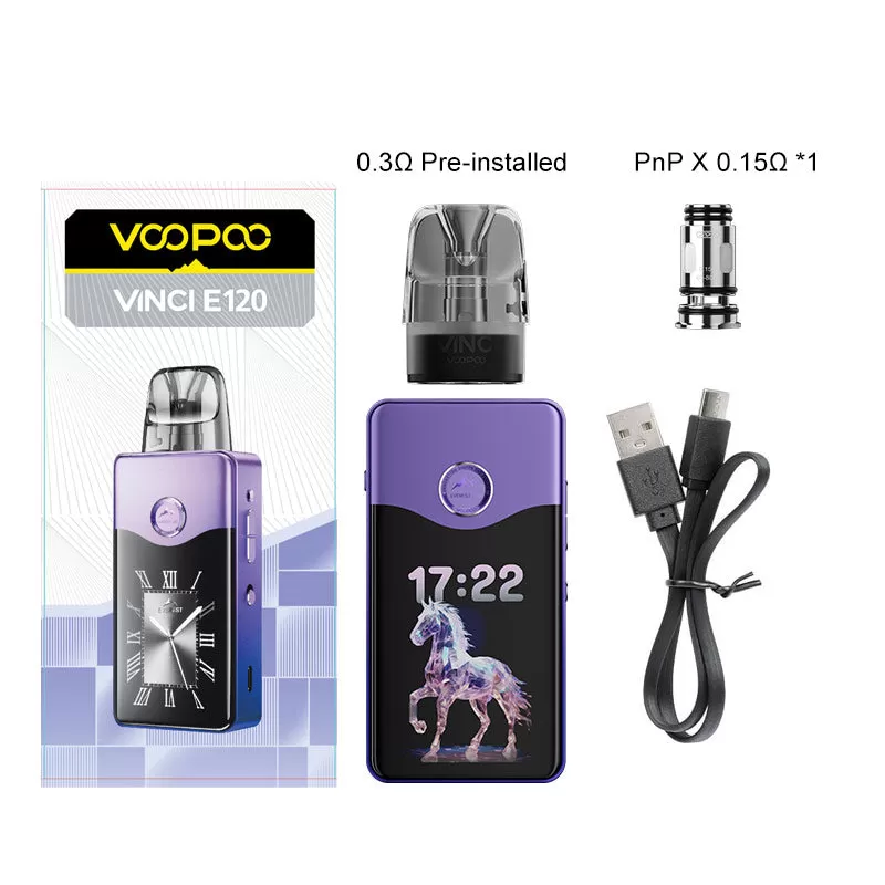 VOOPOO VINCI E120 Pod Kit 120W - Star Purple - Image 3