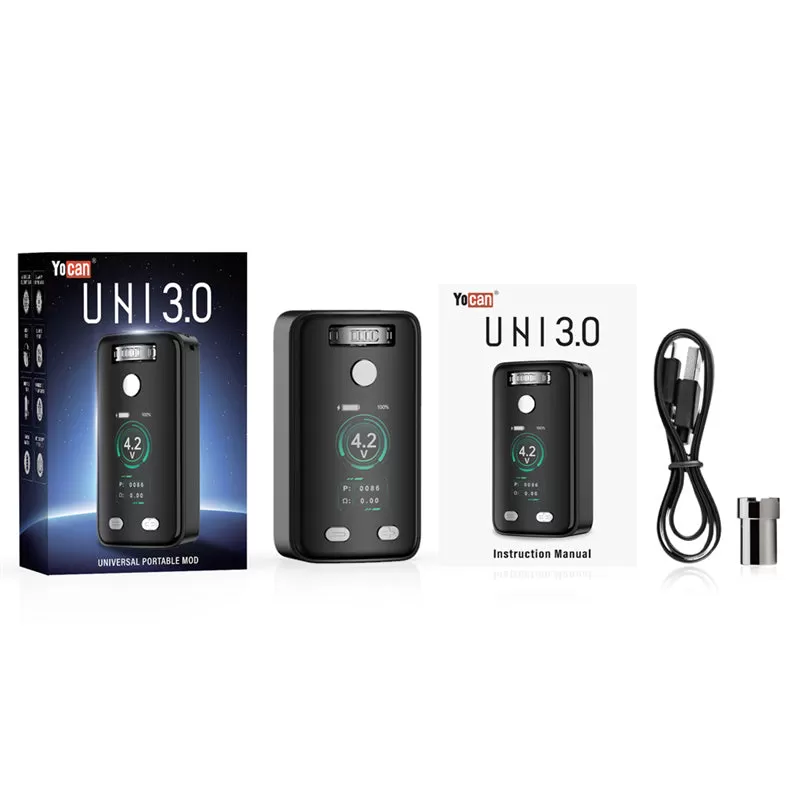 Yocan UNI 3.0 Box Mod - Black - Image 3